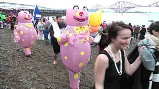 Loony Dook 2020  South Queensferry Edinburgh 4KUHD [upl. by Marjie]