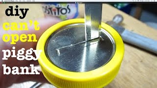 How to Make ● a PIGGY BANK That Your Kids Cant Open [upl. by Zola]