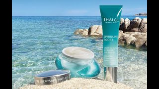 FACIAL TUTORIAL THALGO Spiruline Boost Detoxifying amp Anti Aging Treatment [upl. by Armat]