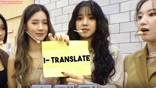 Yuqi translating in Chinese for Shuhua [upl. by Sluiter]