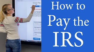 How to pay the IRS online Pay income taxes Pay the IRS taxes online by mail Pay 1040 online [upl. by Carothers613]