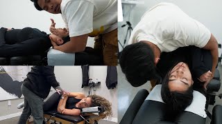 BEST Chiropractic Adjustments EVER  Chiropractic Compilation asmr chiropractic [upl. by Anire]