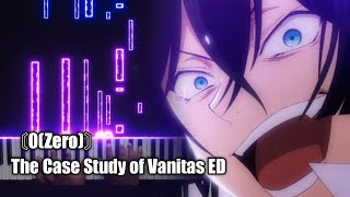 〘0Zero〙Vanitas no Carte The Case Study of Vanitas ED Piano [upl. by Lirret]