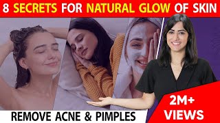 8 PROVEN TIPS FOR NATURALLY GLOWING SKIN  by GunjanShouts [upl. by Leerzej]