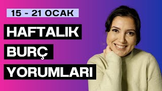 15 OCAK HAFTASI  HAFTALIK BURÇ YORUMLARI [upl. by Otinauj]