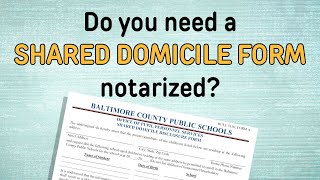 Notarize your Shared Domicile Form at BCPL [upl. by Olin]