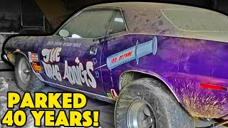 HEMI Cuda Drag Car with 149 miles REVIVED After 40 Years [upl. by Renaxela]