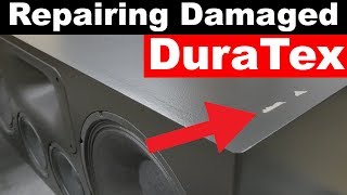 How To Repair Damaged DuraTex Speaker Coating [upl. by Chirlin]