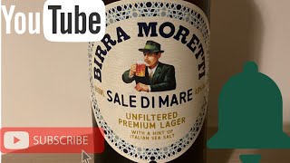 BIRRA MORETTI SALE DI MARE REVIEW BirraMorettisaledimare [upl. by Halyk803]