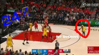 Draymond Green being quotDisrespectedquot [upl. by Loralie289]