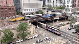 Chicago Metra Rush Hour Time Lapse [upl. by Braswell]