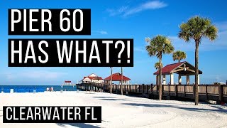 🌊 Tour Pier 60 Park  Beach Tips 🏖️ Clearwater Beach Florida [upl. by Arhez]