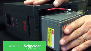 Replacing Battery on BackUPS XS amp RS LCD Series  Schneider Electric Support [upl. by Prudhoe]