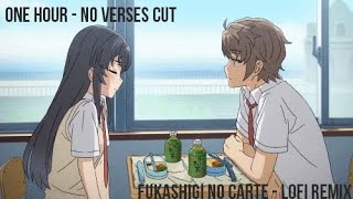 Bunny Girl Senpai ED  Fukashigi no Carte Lofi Mix no verses cut  ONE HOUR [upl. by Michi]