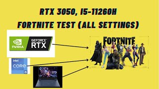 RTX 3050 i511260H  Fortnite Chapter 3 Season 3 ALL SETTINGS [upl. by Sproul461]