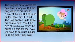 Cuentos infantiles en ingles quotThe frog and the oxquot [upl. by Allare]