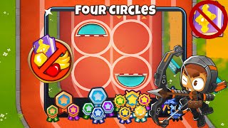 Four Circles Chimps Guide  No Monkey Knowledge  BTD 6 2023 Updated [upl. by Gaskins992]