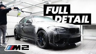 BMW M2 Deep Clean  Wash Polish amp Ceramic Coating [upl. by Neelrac]