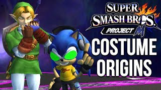 Super Smash Bros Costume Origins  Project M Costumes – Aaronitmar [upl. by Misak268]