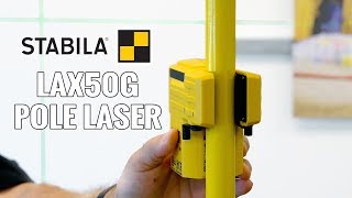 Stabila LAX50G Green Cross Hair Laser Level [upl. by Dub]