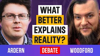 DEBATE  Does theism or naturalism better explain reality  Stephen Woodford vs Dr Zachary Ardern [upl. by Eldon156]