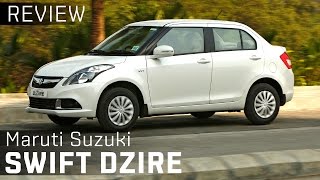 Maruti Suzuki Swift DZire  Video Review  ZigWheels [upl. by Oijimer564]