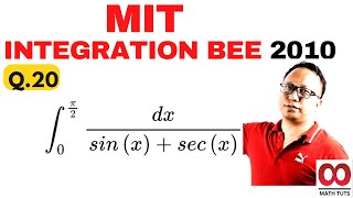 Solution for MIT integration Qualifier Bee  2010 Q20 [upl. by Aicirtam]