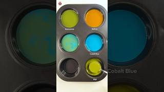 Color mixing 1  Liquid paint mixing ASMR colormixing paintmixing mixedcolors asmr [upl. by Ynnohj]