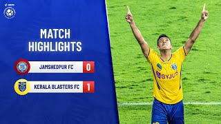 Highlights  Jamshedpur FC 01 Kerala Blasters FC  SemiFinal 1  1st Leg  Hero ISL 202122 [upl. by Yrok]