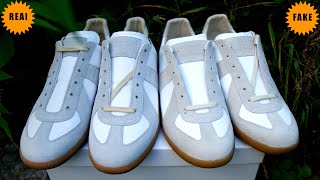 Authentic vs Replica Margiela Replica Sneaker 22 GAT  How To Spot A Fake [upl. by Einnaf357]