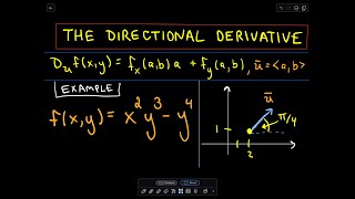 Finding the Directional Derivative [upl. by Kono48]