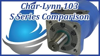 PHYSICAL COMPARISON OF CHARLYNN ®  EATON ® 103 S SERIES MOTOR TO FLUIDPOWERSHOP REPLACEMENT [upl. by Acireh]