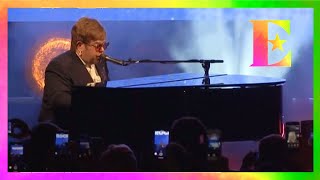 Elton John  Im Still Standing ft Eric Clapton The Princes Trust Rock Gala 1986 [upl. by Ynalem951]