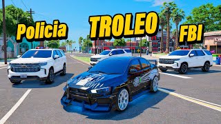 TROLEO a la Policia con MI MEJOR AUTO 😂 [upl. by Nytsrik]