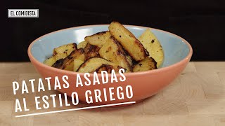 Patatas al horno con limón y orégano  EL COMIDISTA [upl. by Hgielac]