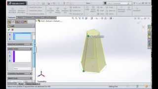 Introduction to the Loft Command in SolidWorks [upl. by Deehan]