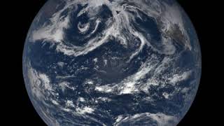 Background video of Earth slowly rotating for 1 Hour [upl. by Bywaters]