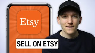 How to Start an Etsy Shop and List Items  iPhone amp Android Tutorial [upl. by Ennaear]