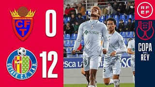 Resumen  Copa del Rey  AD Tardienta 012 Getafe CF  Primera Eliminatoria [upl. by Gracia661]