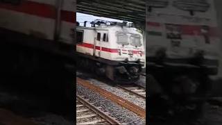 06071 KochuveliNZM Express High Speed Crossing indianrailways train shorts speedrail [upl. by Jacki]