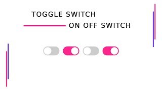 CSS Toggle Switch  On Off Button Design Using HTML And CSS  4 Minutes Tutorial [upl. by Anelah]