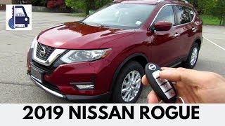 2019 Nissan Rogue SV AWD In Depth Detailed Walk Around and Review [upl. by Nylime760]