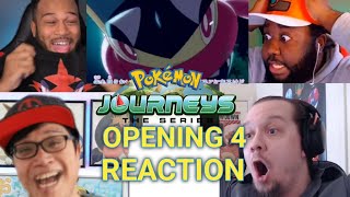 Pokemon Journeys OP 4 reaction compilation [upl. by Aneela]