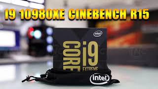 INTEL i9 10980xe CINEBENCH R15 TEST [upl. by Otilegna900]