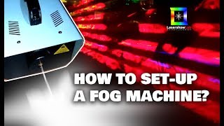 How to Set Up a 900Watts Fog Machine  Easy Guide TUTORIAL [upl. by Dot461]