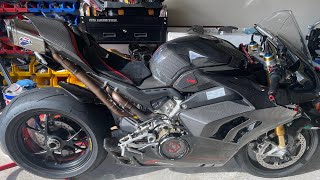 2021 Ducati V4’s  Fullsix Carbon Fiber Fairings From Manny  Motomillion [upl. by Docila]