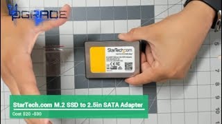 StarTech M2 SSD to 25in SATA Adapter [upl. by Reiko55]