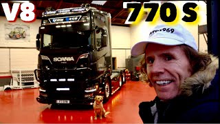 CUSTOMIZED Work For SCANIA 770 S V8 Loud Exhaust [upl. by Sydelle452]