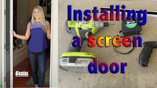 Costco Genius Screen Door Install Tips [upl. by Nivlam]