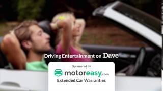 Driving Entertainment on Dave  MotorEasy Extended Car Warranties Ident Car Push [upl. by Pierette]